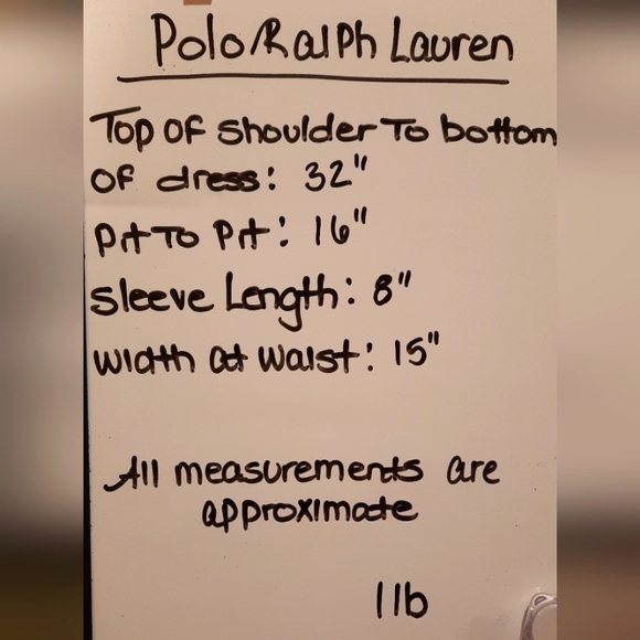 Polo Ralph Lauren Khaki Button Down Short Sleeve Cotton Dress size 16 - Picture 12 of 12